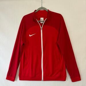 Nike Track Jacket Men’s Large Red Full Zip Soccer Full Zip NWT